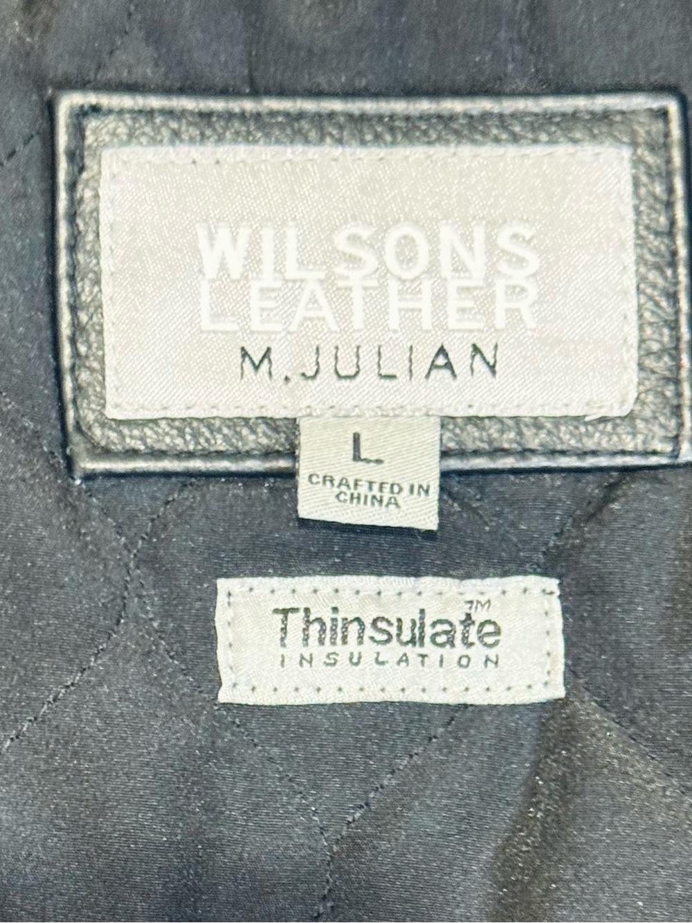 Wilsons Leather Black Zip-Front Bomber Jacket - Picture 3 of 10